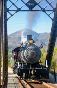 Sierra Northern movie railroad steam engine