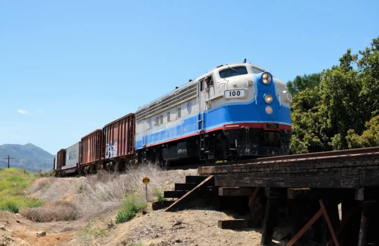 Sierra Northern movie railroad freight train