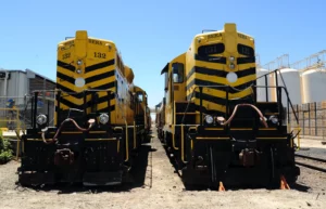 Sierra Northern older diesel locomotives on Oakdale Division