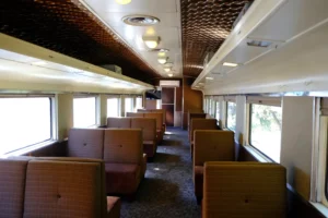 Sierra Northern River Fox Train - coach interior