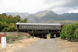 Sierra Northern movie railroad old passenger car