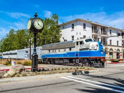 Sierra Northern train in Fillmore California